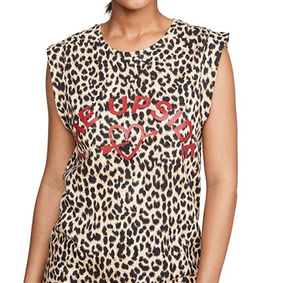 Anthro The Upside Leo Love Leopard Muscle Tank - Picture 7 of 7